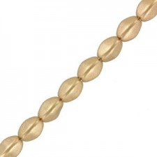 Czech Pinch beads 5x3mm Aztec gold 01710